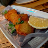 Panelle at Vecchia Napoli The Brewhouse at Farsons in Birkirkara