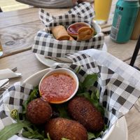 Vegan Veggie Spring Rolls & Veggie Croquettes   at Cocomo + Co in Bellerive