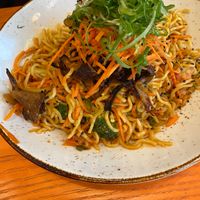 My companion’s noodle bowl  at Life Alive Organic Cafe Union Square  in Somerville