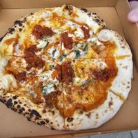 Nduja Pumpkin pizza at vherbalkitchen  in Bath