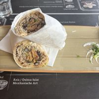 Vegan burrito   at Los Locos Mexican Street Food in Vienna