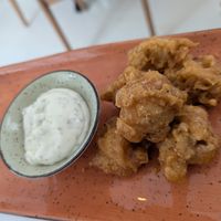 Cauliflower fritters at Frontiers Restaurant in Eastern Cape