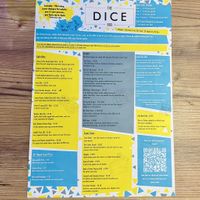 Food menu  at The Dice Box Stockport in Stockport