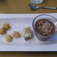 Verrine de velouté de champignons at La Veg'It  in Seyssins