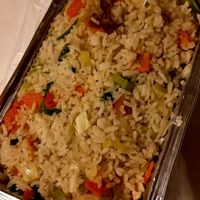 Vegan fried rice at Lords Restaurant Complex in Negombo