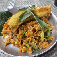 Kottu roti with vegetables (vegan)  at Lords Restaurant Complex in Negombo