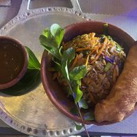 Kottu which I had Sri Lankan spicy  at Lords Restaurant Complex in Negombo