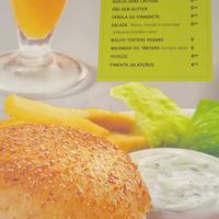 Cardápio de burges veganos [foto de jan.2025] at A Chapa Hamburgers in Sao Paulo