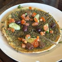 Zaatar Mankoushe  at Habibi Lebanon Bar & Grill in Davidson