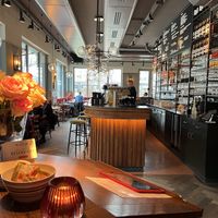 Inside the restaurant. A nice vibe   at L'Osteria - Bauhausplatz in Munich