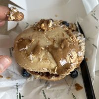 Concha stuffed with ice cream   at Masha Republic in Chihuahua