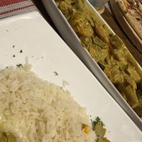 Curry vegetables  at Shana By The Beach in Quepos
