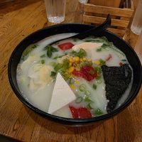 veggie ramen at Yoshi Ramen in Daly City