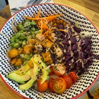 Protein bowl at fronda cafe  in Valencia