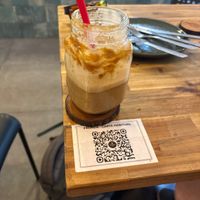 Pumpkin spiced latte   at fronda cafe  in Valencia