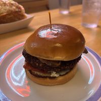 Vegan burger  at The Governor in Milford