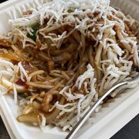 Mongolian "chicken”  at Veggie Garden in Mountain View