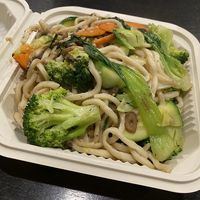 Very Garlicky Noodles at Veggie Garden in Mountain View
