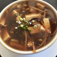 Hot and sour soup  at Veggie Garden in Mountain View