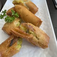 Curry spring rolls  at Veggie Garden in Mountain View