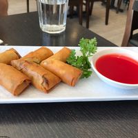 Spring Rolls w/ Sweet and Sour Sauce  at Veggie Garden in Mountain View
