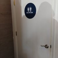 Restroom: only one and no baby changing station at Veggie Garden in Mountain View