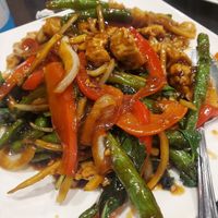 Thai basil chicken at Veggie Garden in Mountain View