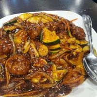 Black pepper chicken at Veggie Garden in Mountain View