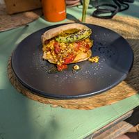 Tofu a la Mexicana at Good Karma - temporarily closed in Brisas De Zicatela