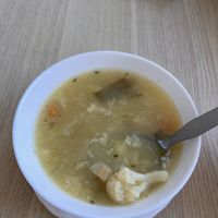 vegetable soup  at Vegevita in Valasske Mezirici