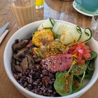 Buddha bowl at EatMyTrip - Latina in Madrid
