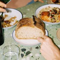 pan at Lombarda in Barcelona