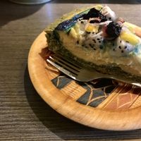 One of many cake choices  at Base Island Kitchen in Osaka