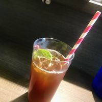 Earl grey kombucha  at Base Island Kitchen in Osaka