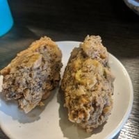 Delicious avocado and seaweed nuggets at Base Island Kitchen in Osaka