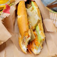 The vegan banh mi at Hanoi Vibes Hostel & U Bread in Hanoi