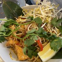 Vegan pad Thai  at Von Thai in Adelaide