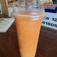 Papaya smoothie (papaya & ice)  at Bang Dun Rai Lay Chicken Kebab in Krabi