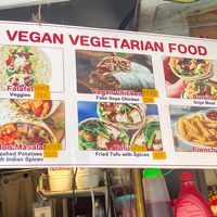 vegan options  at Bang Dun Rai Lay Chicken Kebab in Krabi