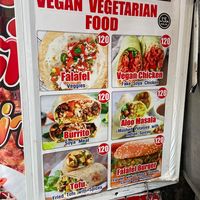 vegan options  at Bang Dun Rai Lay Chicken Kebab in Krabi