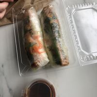 Tofu rice paper rolls   at Crepe N Roll in Wellington Point