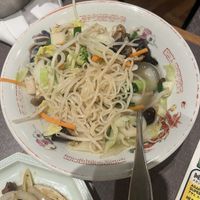 vegetable noodle  at Golden Tiger Udagawacho in Tokyo