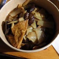 Tofu con funghi e bambu at Kungfu Box in Treviso