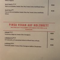 Vegane Auswahl  at L‘Ultima Trattoria in Oberstdorf