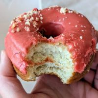 Vegan strawberry shortcake at Doce Donut Co  in Seattle