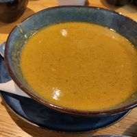 Vegan lentil soup at Trinity Room in Hull