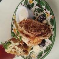 Crispy artichoke 2.0. Interesting and very tasty! at BASTA - Italiensk Restaurang Örebro in Oerebro