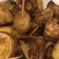 Oven-roasted potatoes  at Connery in Turin