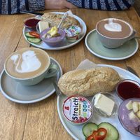 Very affordable vegan breakfast! And delicious brownies.  at Café Bouquet  in Hamburg