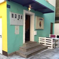 Upstairs to Nishta at Nishta in Zagreb